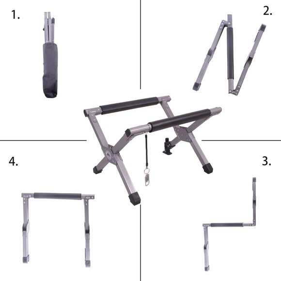 Folding Cooler Stand with Carry Bag, Anti-Slip for Camping Hiking BBQ Cooking - Picture 8 of 8